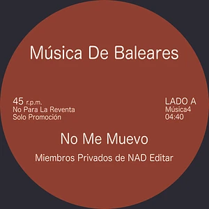 NAD - No Me Muevo / Era De La Razón