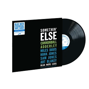 Cannonball Adderley - Somethin' Else Black Blue Note Essentials Vinyl Edition