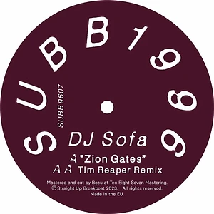 DJ Sofa - Zion Gates Black Vinyl Edition