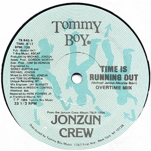 The Jonzun Crew Featuring Michael Jonzun - Time Is Running Out