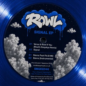 Rowl - Signal EP Transparent Blue Vinyl Edition