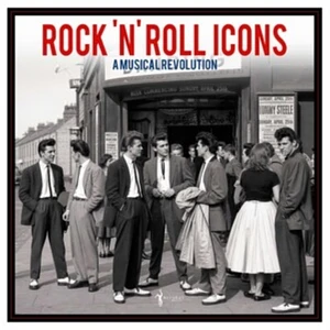 V.A. - Rock N Roll Icons: A Musical Revolution Neon Pink Marble Vinyl Edition