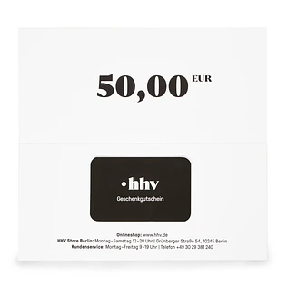 HHV - Gutschein / Voucher - 50 EUR