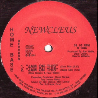 Newcleus - Jam On This