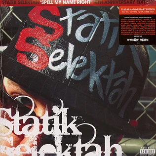 Statik Selektah - Spell My Name Right: 10th Anniversary Red Vinyl Edition
