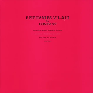Company - Epiphanies VII-XIII
