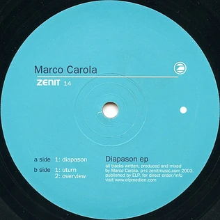 Marco Carola - Diapason EP