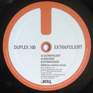 Duplex 100 - Extrapoliert