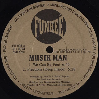 Musik Man - We Can Be Free