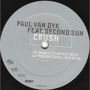 Paul van Dyk Feat. Second Sun - Crush