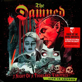 The Damned - A Night Of A Thousand Vampires Red Transparent Vinyl Edition