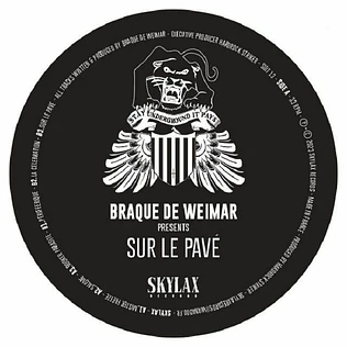 Braque De Weimar - Sur Le Pavé