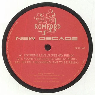New Decade - Peshay / Ant To Be / Wislov Remixes EP
