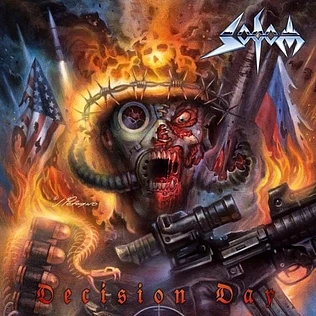 Sodom - Decision Day Marbeled Yellow Red Vinyl Edition