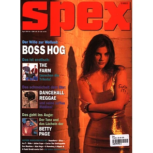 Spex - 1991/04 Boss Hog, The Farm, Dancehall & Reggae, Betty Page