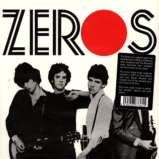 The Zeros - Don't Push Me Around Transparent Red Vinyl Edition