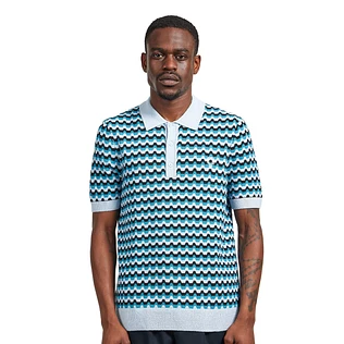 Fred Perry - Boucle Jacquard Knitted Shirt