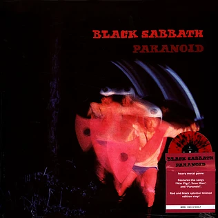Black Sabbath - Paranoid Record Store Day 2024 Red & Black Splatter Vinyl Edition