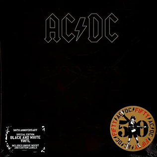 AC/DC - Back In Black 50th Anniversary Black Marbled Vinyl Edition