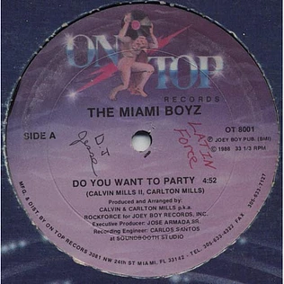 Miami Boyz - Do You Want To Party