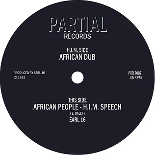 Earl 16 - African People - H.I.M. Speech