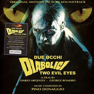 Pino Donaggio - Due Occhi Diabolici / Two Evil Eyes Blue Vinyl Vinyl Edition
