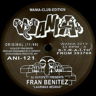 DJ Sotofett Presents Fran Benitez - Lagrimas Negras
