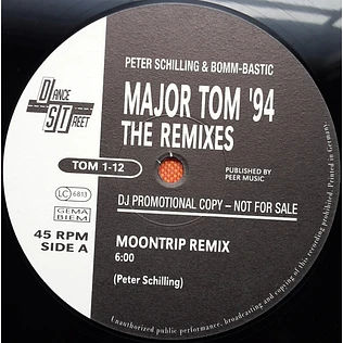 Peter Schilling & Bommbastic - Major Tom '94 (The Remixes)