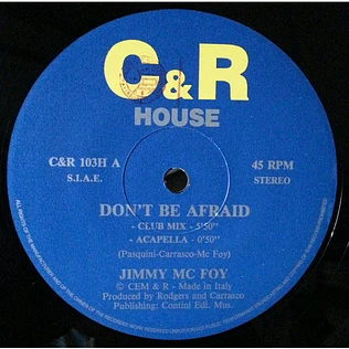 Jimmy Mc Foy - Don't Be Afraid