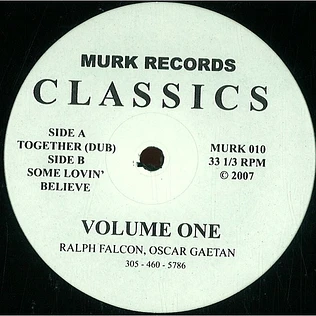 Ralph Falcon & Oscar G - Classics Volume One