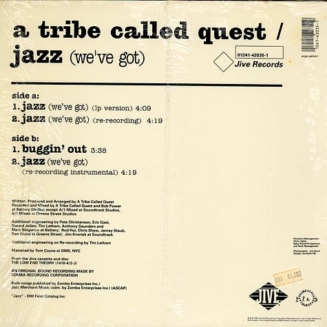 A Tribe Called Quest - Jazz (We've Got)