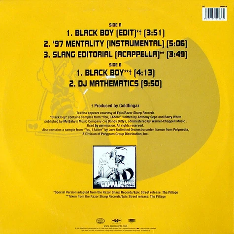 Cappadonna - Black Boy