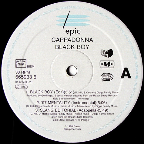 Cappadonna - Black Boy
