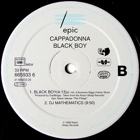 Cappadonna - Black Boy