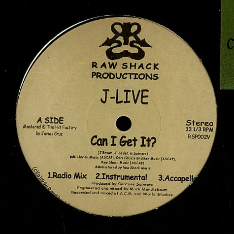 J-Live - Can i get it