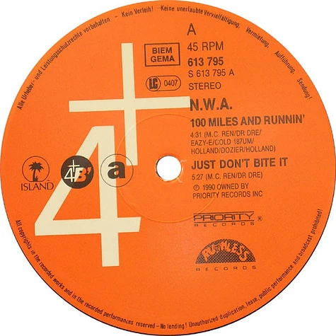 N.W.A. - 100 Miles And Runnin'
