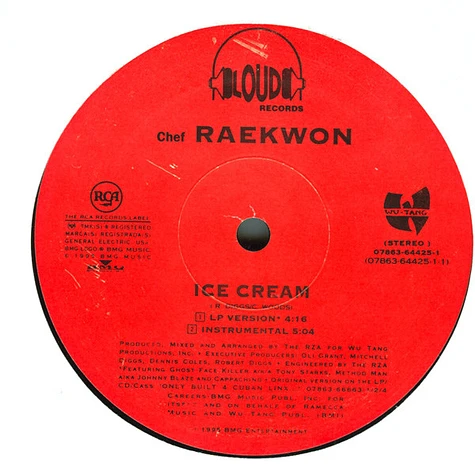 Raekwon - Ice Cream / Incarcerated Scarfaces