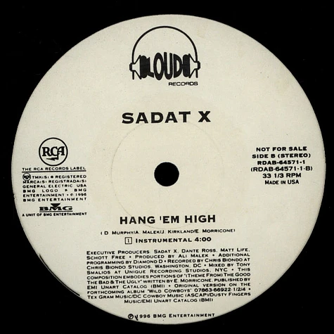 Sadat X - Hang 'Em High