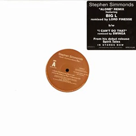 Stephen Simmonds - Alone Lord Finesse Remix feat. Big L