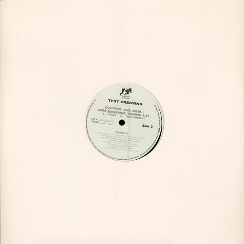 Kool Keith - Test Press