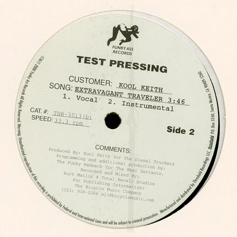 Kool Keith - Test Press