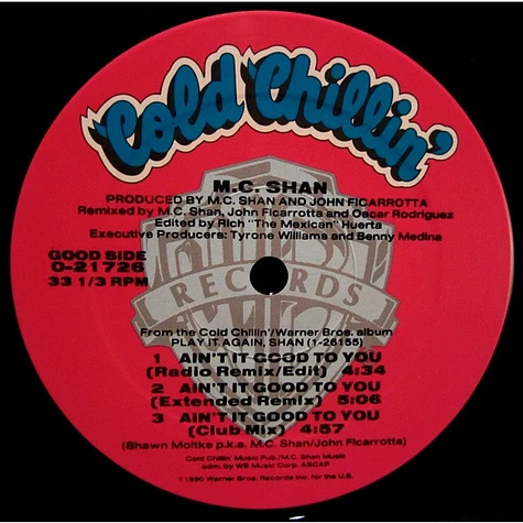 MC Shan - Ain't It Good To You