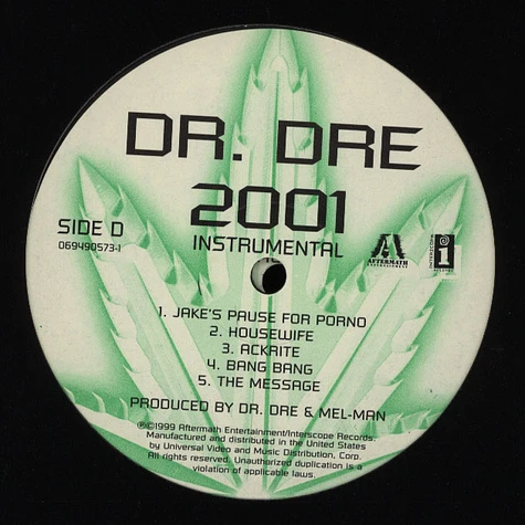 Dr. Dre - 2001 Instrumentals