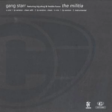 Gang Starr - The militia feat. Big Shug & Freddie Foxxx