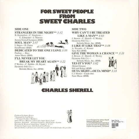 Sweet Charles - For Sweet People from Sweet Charles