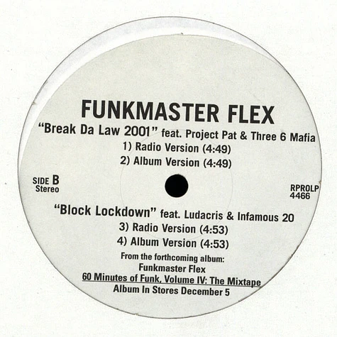 Funkmaster Flex - Come Over