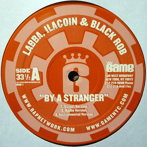 Labba, Ilacoin & Black Rob / P Dap, Matt Fingaz & Nature - By A Stranger / The Big Hurt