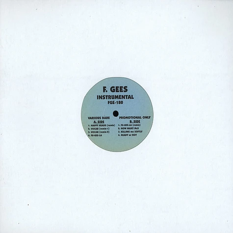 The Fugees - Instrumentals