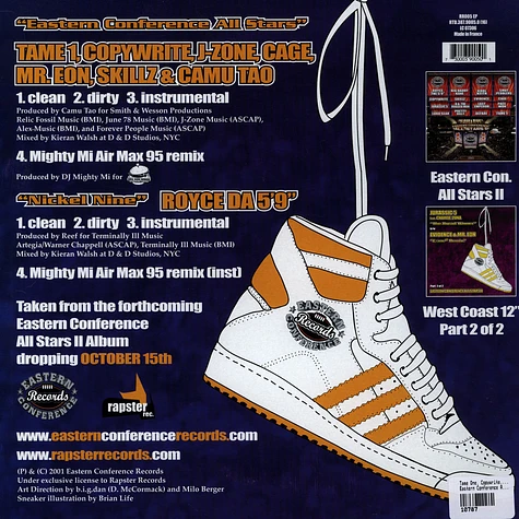 Tame One, Copywrite, J-Zone, Mr. Eon, Cage, Skillz & Camu Tao / Royce Da 5'9" - Eastern Conference All Stars