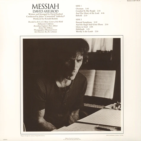 David Axelrod - Messiah